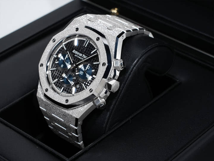 オーデマピゲ ロイヤルオーク クロノグラフ Ref.26331BC.GG.1224BC.03 ホワイトゴールド ブラックxグレーブルー文字盤 極美品 yi7xhh64