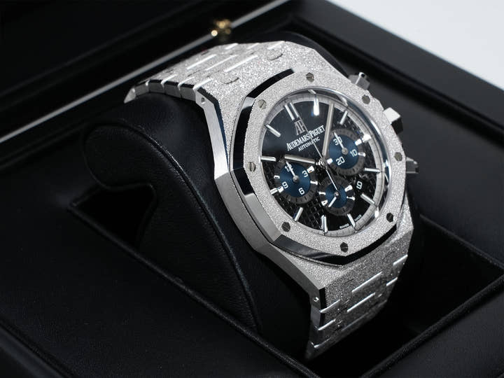 オーデマピゲ ロイヤルオーク クロノグラフ Ref.26331BC.GG.1224BC.03 ホワイトゴールド ブラックxグレーブルー文字盤 極美品 yi7xhh64