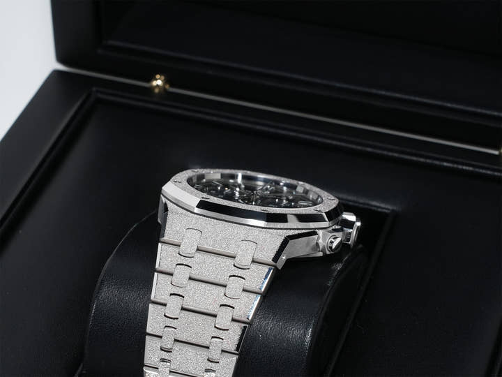 オーデマピゲ ロイヤルオーク クロノグラフ Ref.26331BC.GG.1224BC.03 ホワイトゴールド ブラックxグレーブルー文字盤 極美品 yi7xhh64