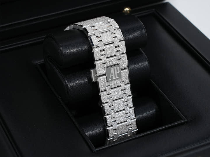 オーデマピゲ ロイヤルオーク クロノグラフ Ref.26331BC.GG.1224BC.03 ホワイトゴールド ブラックxグレーブルー文字盤 極美品 yi7xhh64