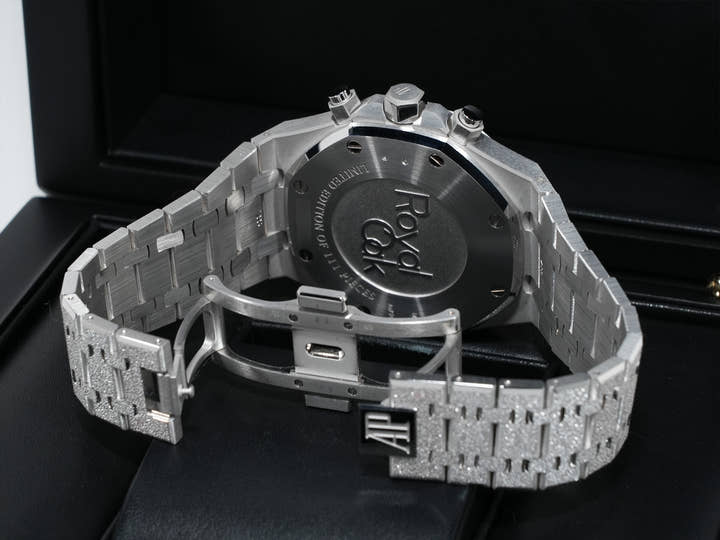 オーデマピゲ ロイヤルオーク クロノグラフ Ref.26331BC.GG.1224BC.03 ホワイトゴールド ブラックxグレーブルー文字盤 極美品 yi7xhh64