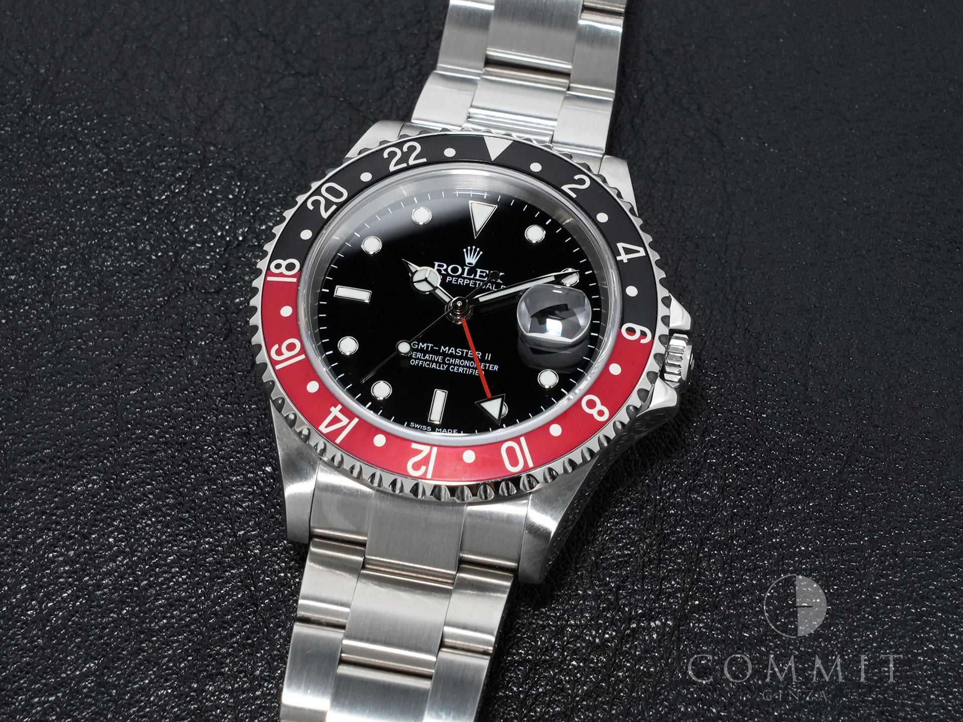 ロレックス GMTマスターII Ref.16710 ステンレススチール ブラック文字盤 オイスターブレスレット 美品 5jssavz9