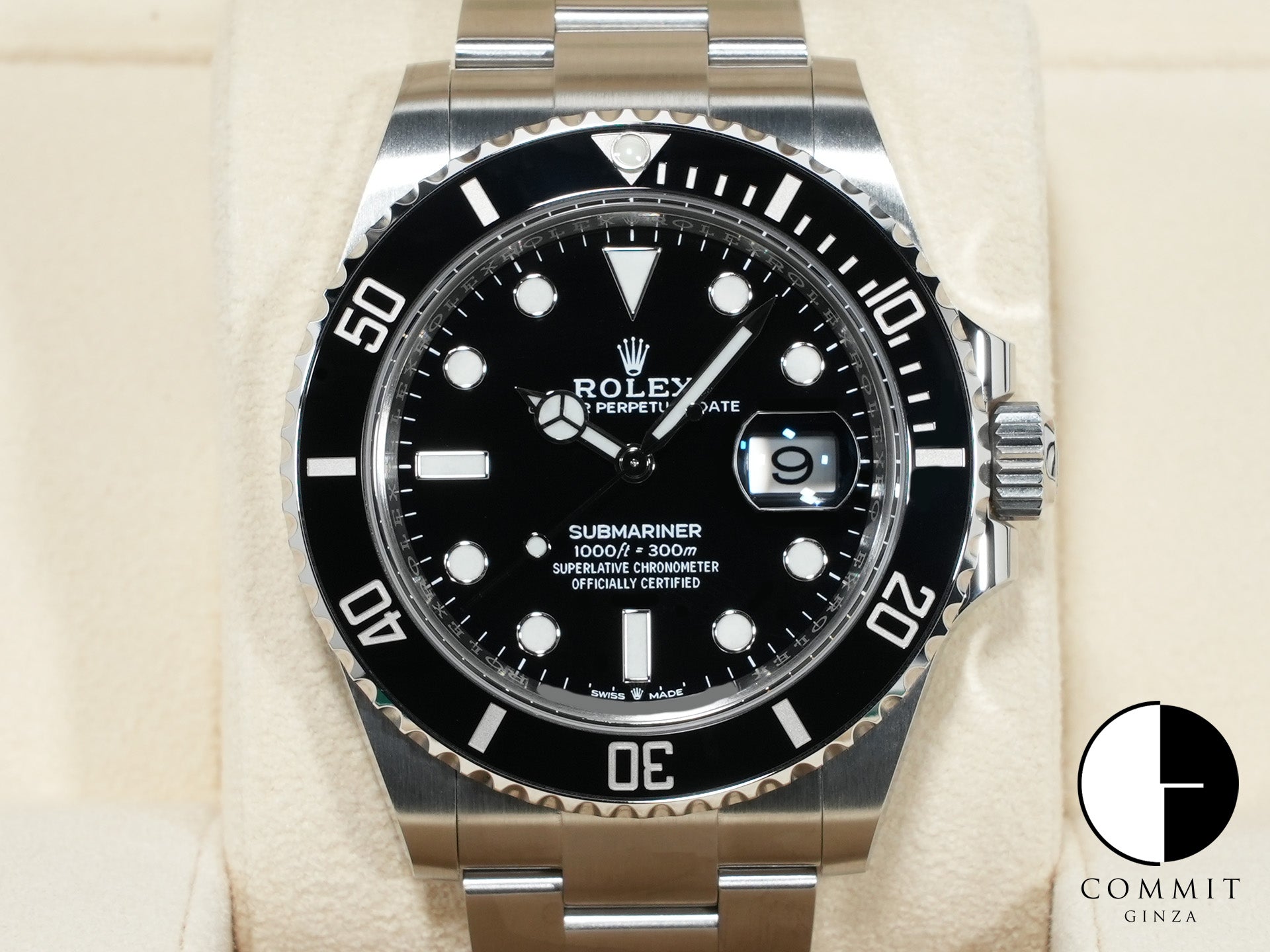 Rolex Submariner Date Ref. 126610LN Stainless Steel Black Dial Excellent Condition pw9styvp