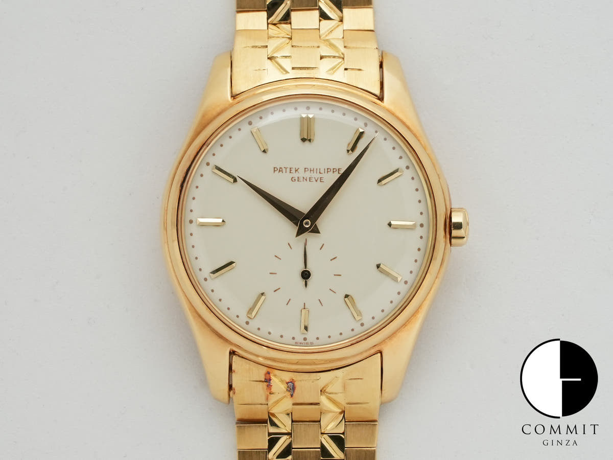 パテックフィリップ カラトラバ トロピカル Ref.2526 イエローゴールド エナメル文字盤 中古 s8of6vs6