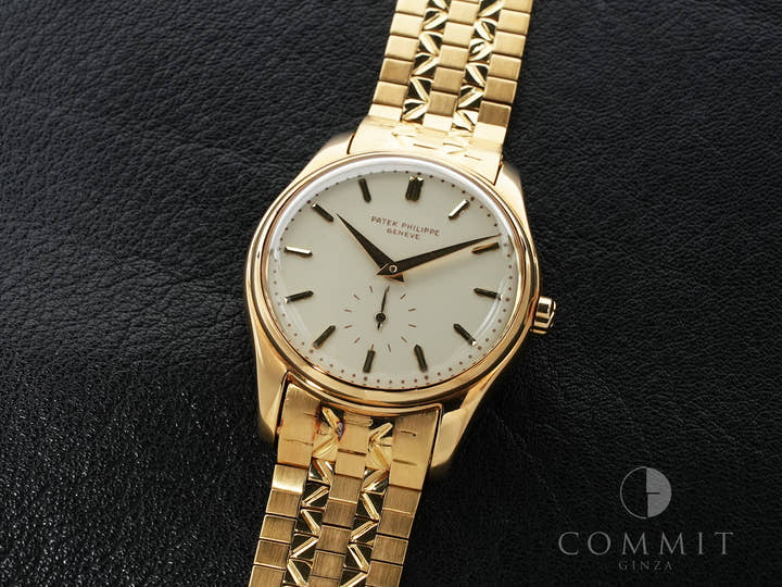 パテックフィリップ カラトラバ トロピカル Ref.2526 イエローゴールド エナメル文字盤 中古 s8of6vs6