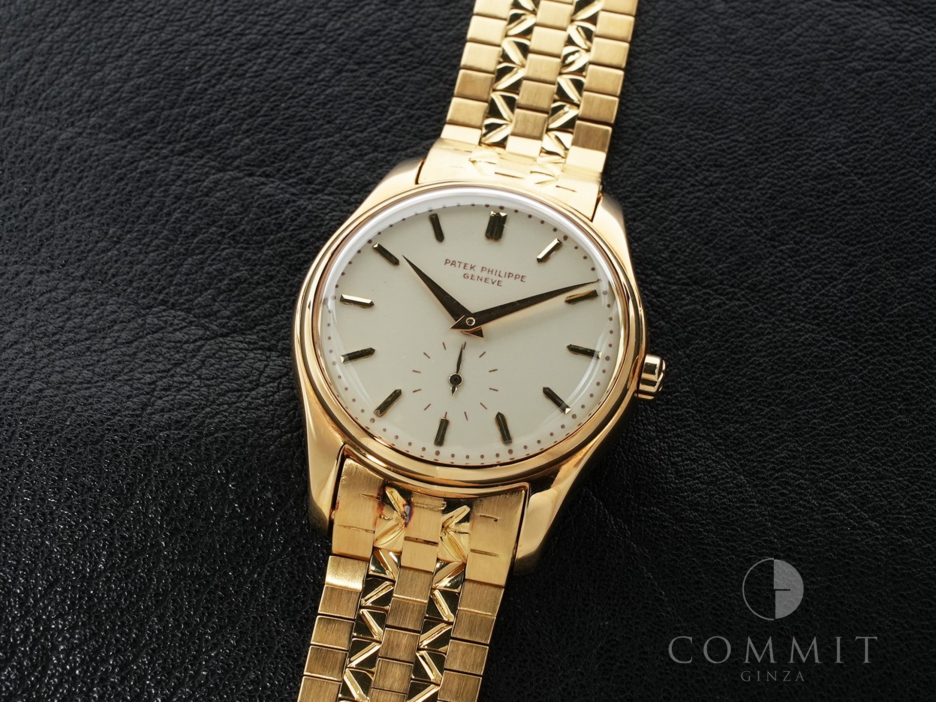 パテックフィリップ カラトラバ トロピカル Ref.2526 イエローゴールド エナメル文字盤 中古 s8of6vs6