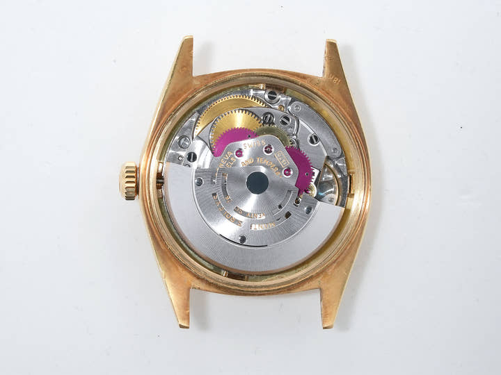 ロレックス デイトジャスト Ref.1601 イエローゴールド ブラック文字盤 中古 7evi39ki