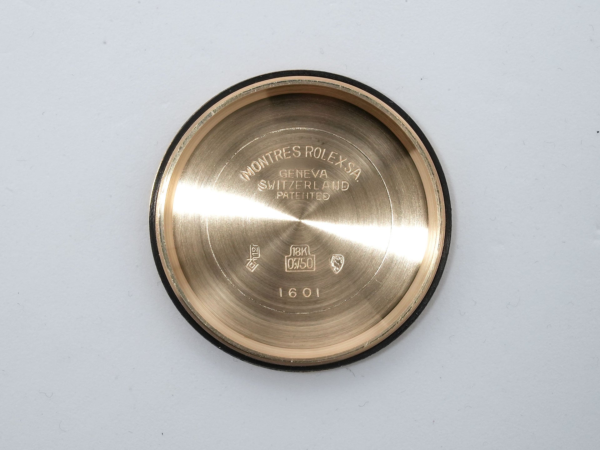 ロレックス デイトジャスト Ref.1601 イエローゴールド ブラック文字盤 中古 7evi39ki