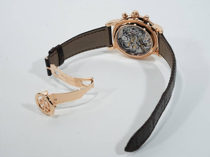 パテックフィリップ パーペチュアルカレンダー スプリットセコンド クロノグラフ Ref.5204R-001 ローズゴールド シルバーオパーリン文字盤 美中古 iazyu46d