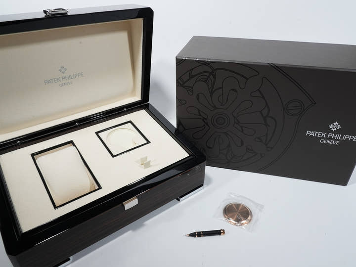 パテックフィリップ パーペチュアルカレンダー スプリットセコンド クロノグラフ Ref.5204R-001 ローズゴールド シルバーオパーリン文字盤 美中古 iazyu46d