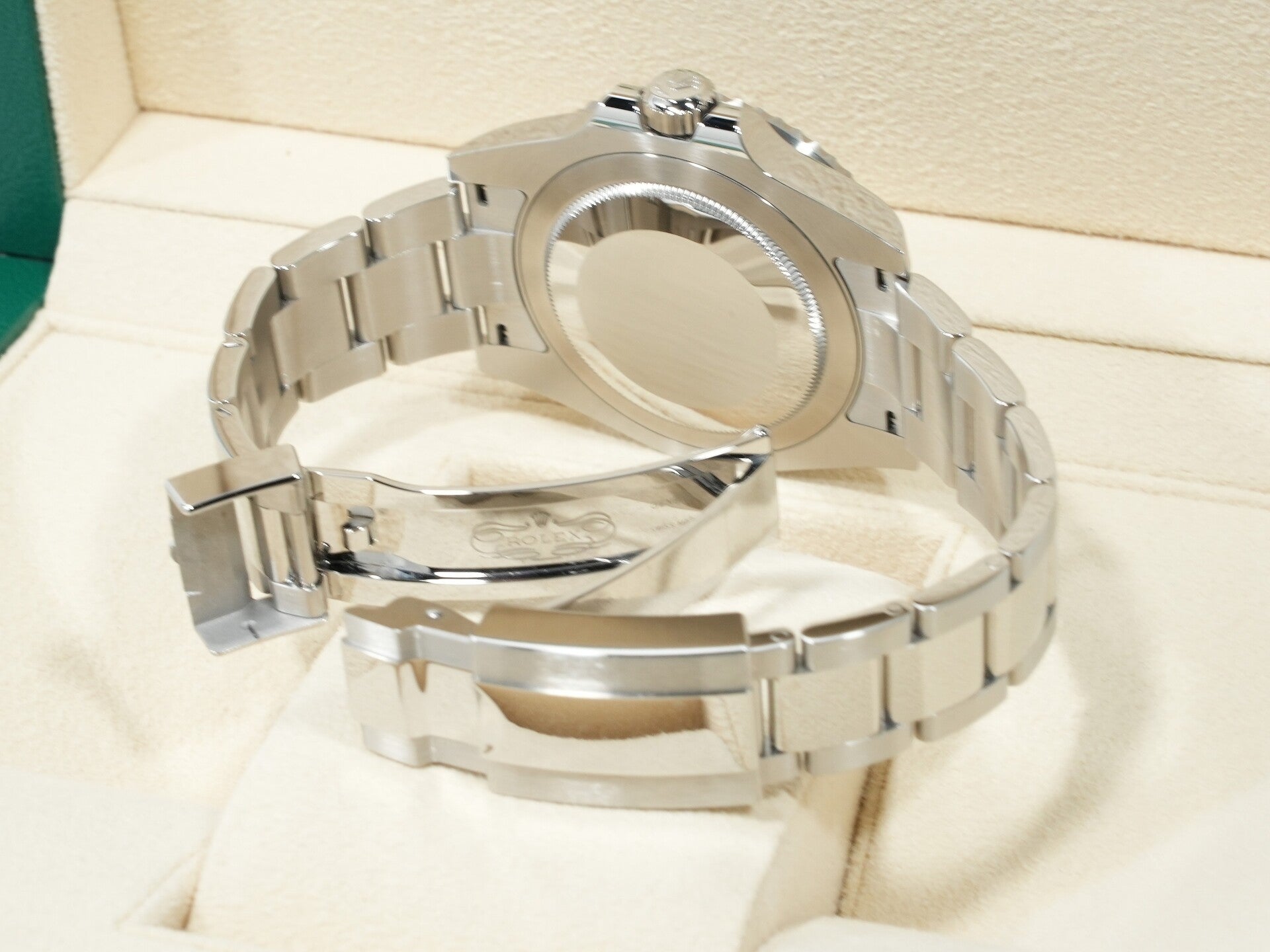 ロレックス GMTマスターII Ref.126710BLNR ステンレススチール ブラック文字盤 オイスターブレスレット 極美品 f6dehqbi