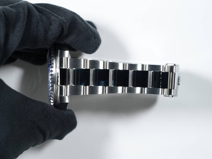 ロレックス GMTマスターII Ref.126710BLNR ステンレススチール ブラック文字盤 オイスターブレスレット 極美品 f6dehqbi