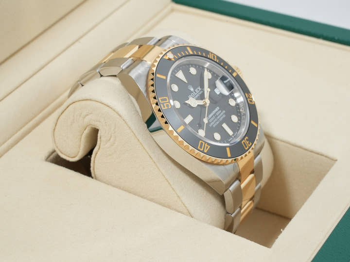 ロレックス サブマリーナー デイト Ref.126613LN ステンレススチール/イエローゴールド ブラック文字盤 美品 h2zpasa3