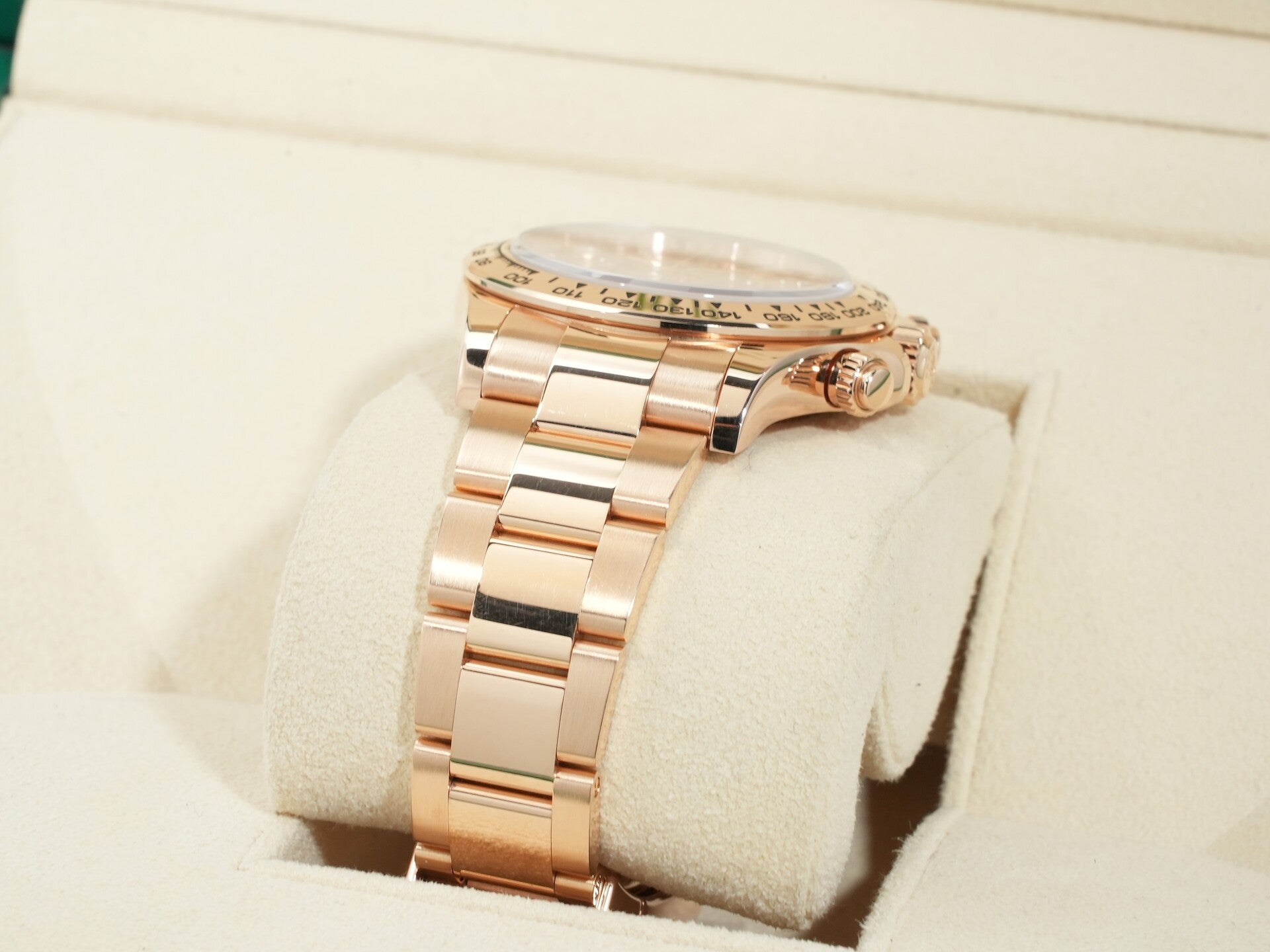 Pre-owned Rolex Daytona Ref. 116505A Everose Gold with Pink Diamond Dial (11 Diamonds) aafq4t26