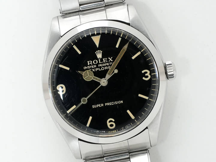 Rolex Explorer Ref. 5500 Stainless Steel Black Dial Pre-owned 998krgok
