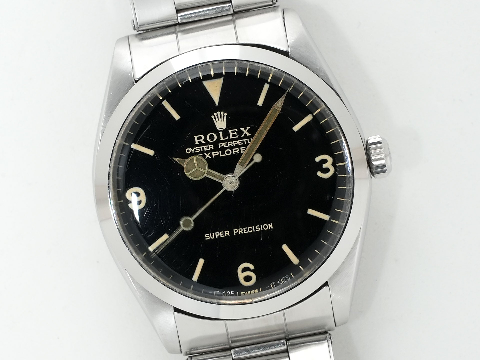 Rolex Explorer Ref. 5500 Stainless Steel Black Dial Pre-owned 998krgok