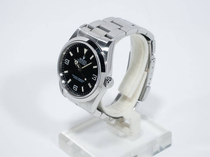 ロレックス エクスプローラーI Ref.14270 ステンレススチール ブラック文字盤 オイスターブレスレット 中古 yhy82ixq