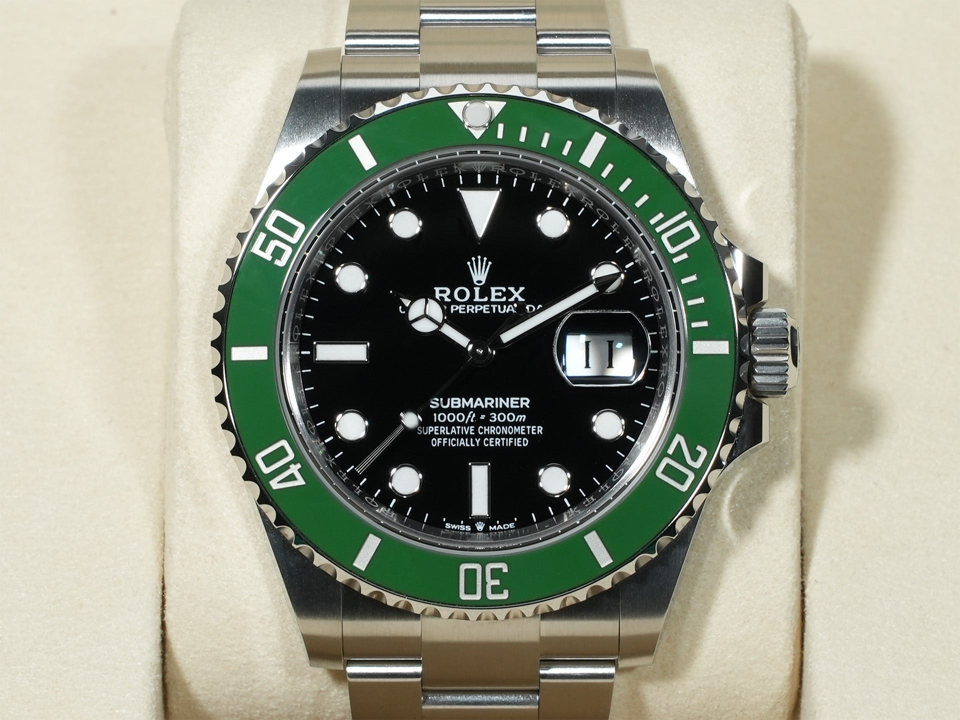 ロレックス サブマリーナー デイト Ref.126610LV ステンレススチール ブラック文字盤 未使用 os4rarha