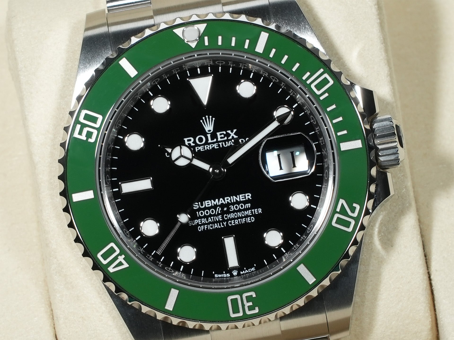 ロレックス サブマリーナー デイト Ref.126610LV ステンレススチール ブラック文字盤 未使用 os4rarha