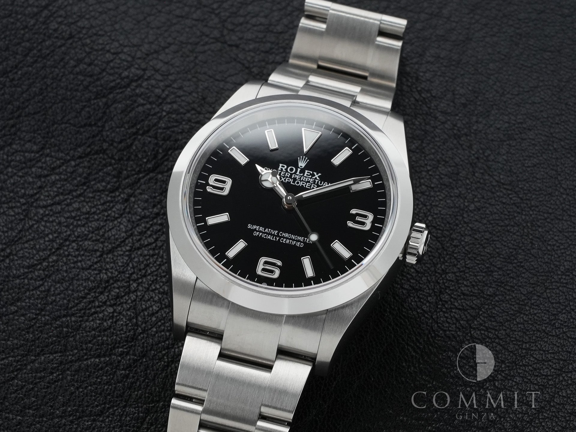 ロレックス エクスプローラー36 Ref.124270 ステンレススチール ブラック文字盤 オイスターブレスレット 極美品 52z2mb3o