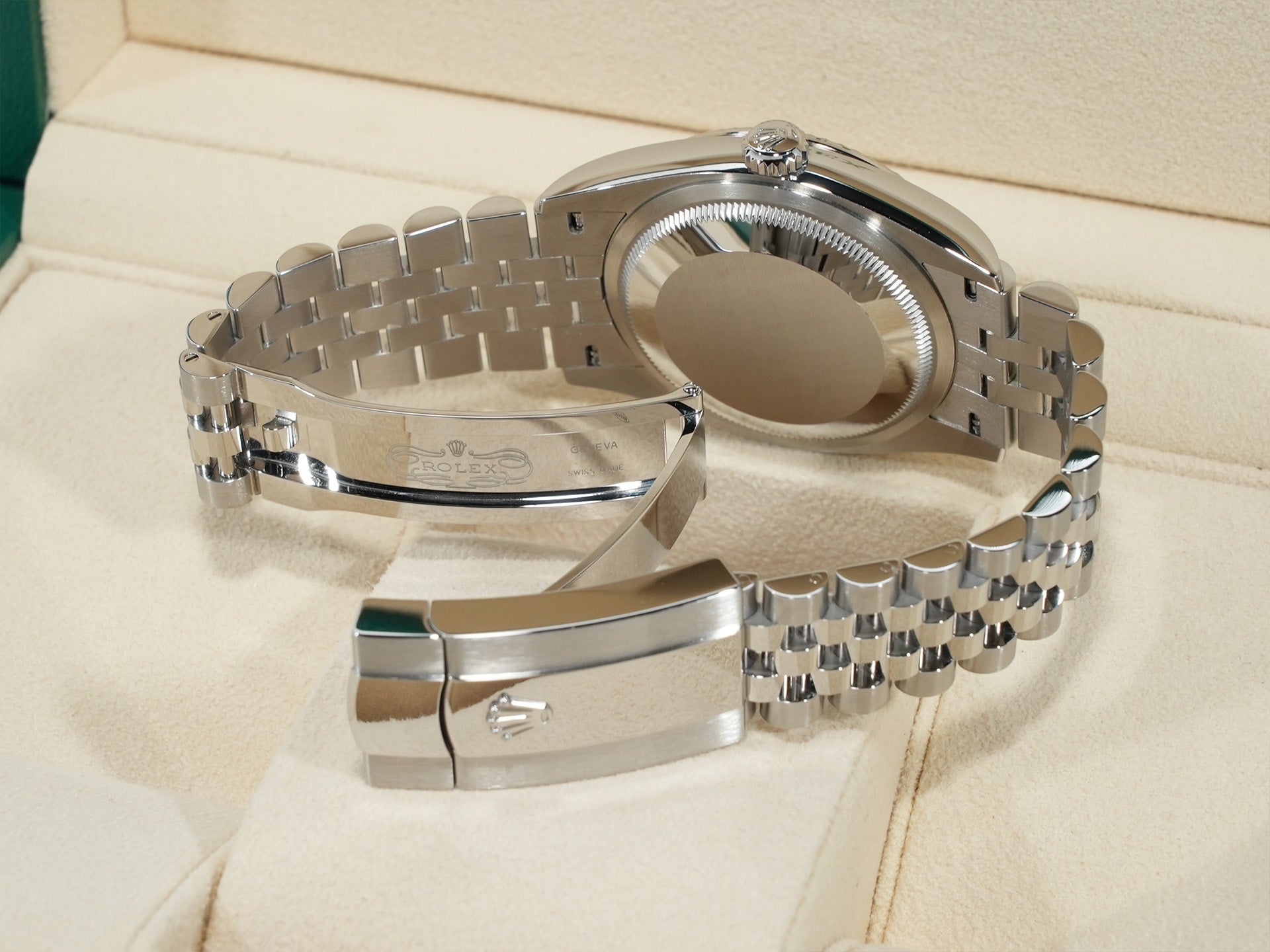 Rolex Datejust 36 Ref. 126234 Stainless Steel/White Gold Slate Roman Dial Jubilee Bracelet Excellent Condition haj23jkh