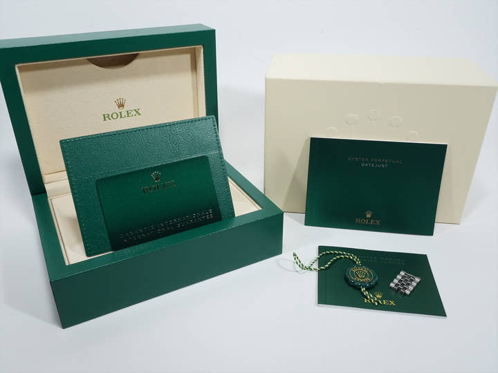 Rolex Datejust 36 Ref. 126234 Stainless Steel/White Gold Slate Roman Dial Jubilee Bracelet Excellent Condition haj23jkh