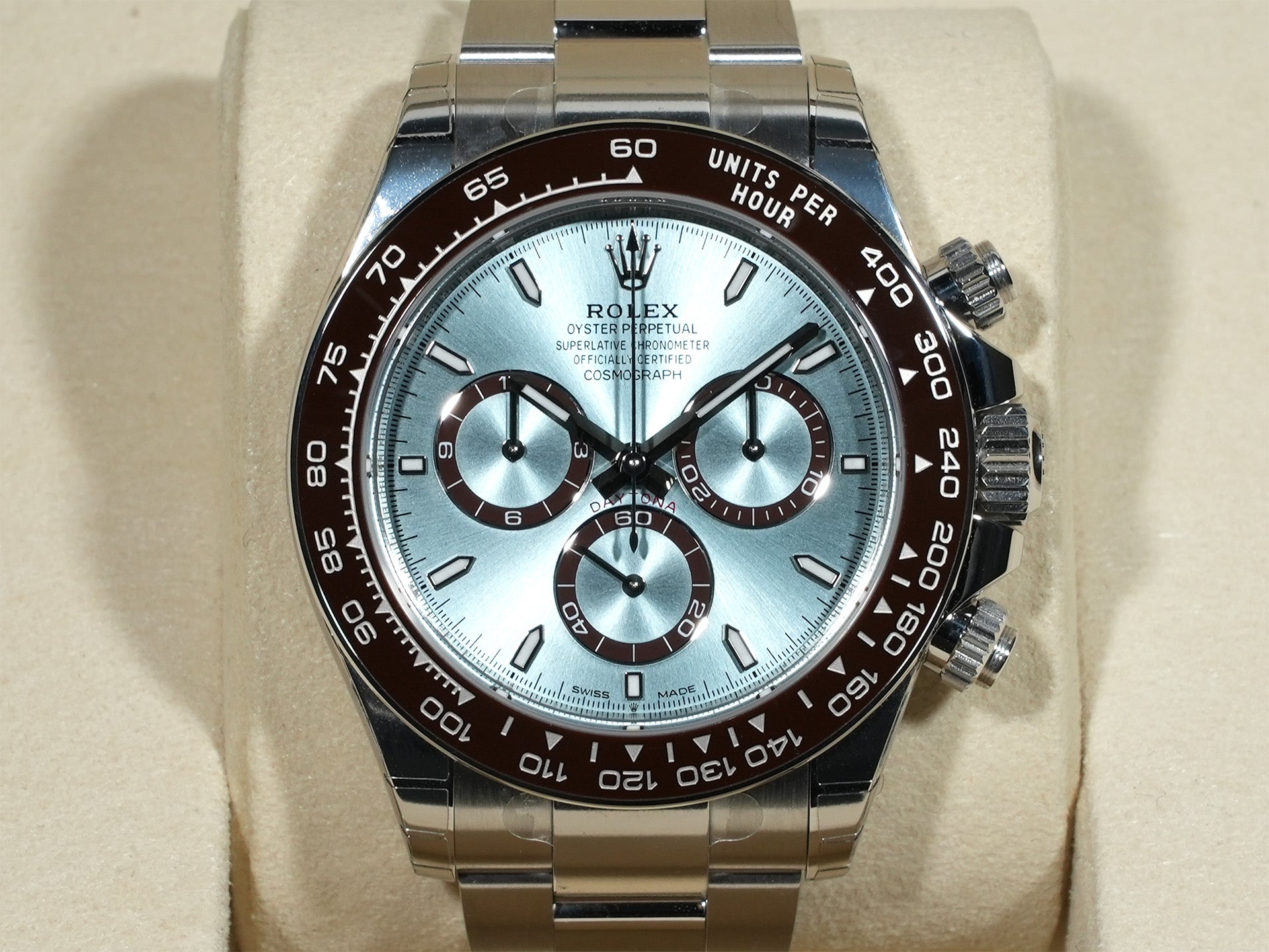 ロレックス デイトナ Ref.126506 プラチナ アイスブルー文字盤 未使用 n29f94sn