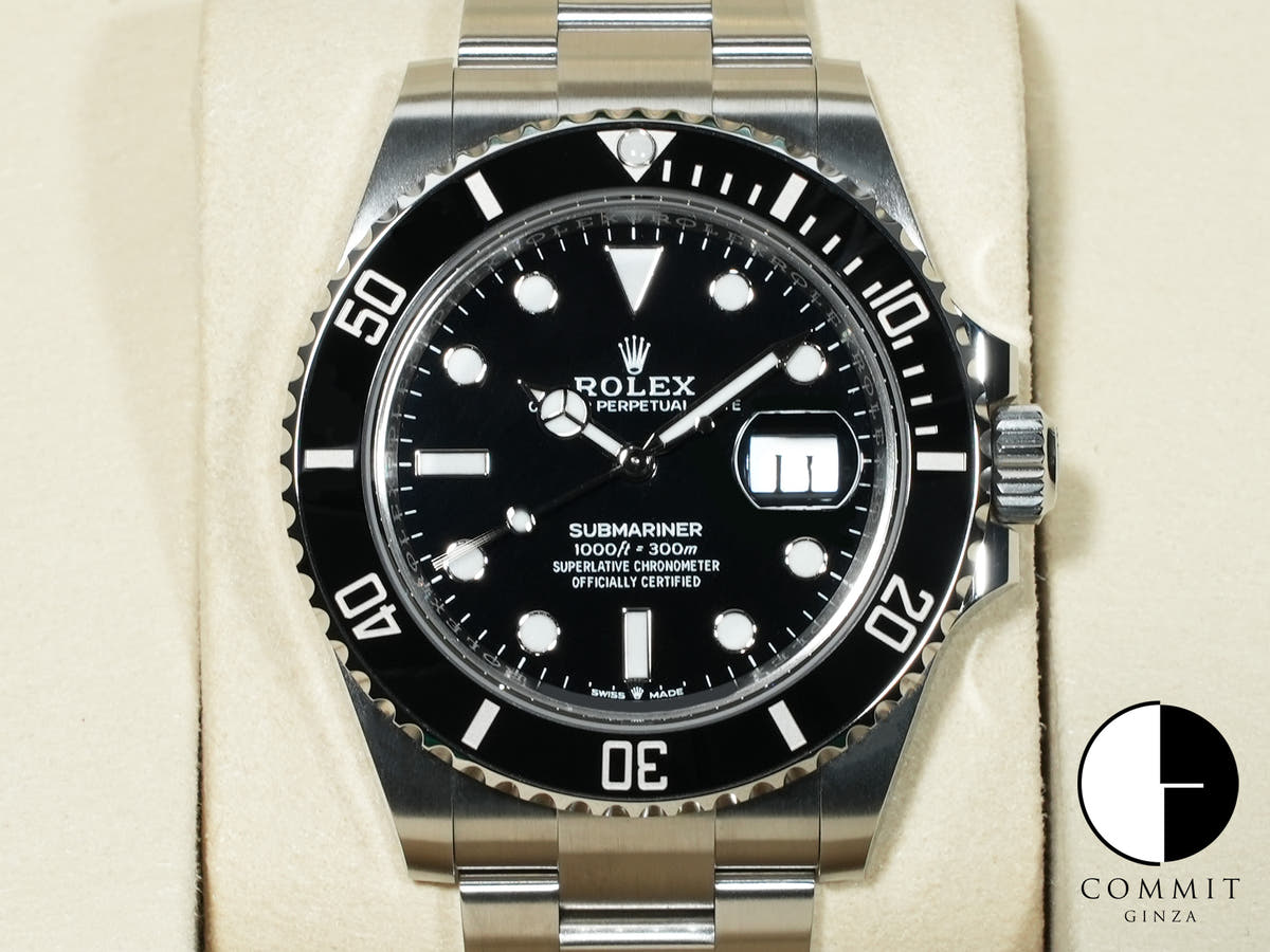 ロレックス サブマリーナー デイト Ref.126610LN ステンレススチール ブラック文字盤 未使用 6nor4q3n