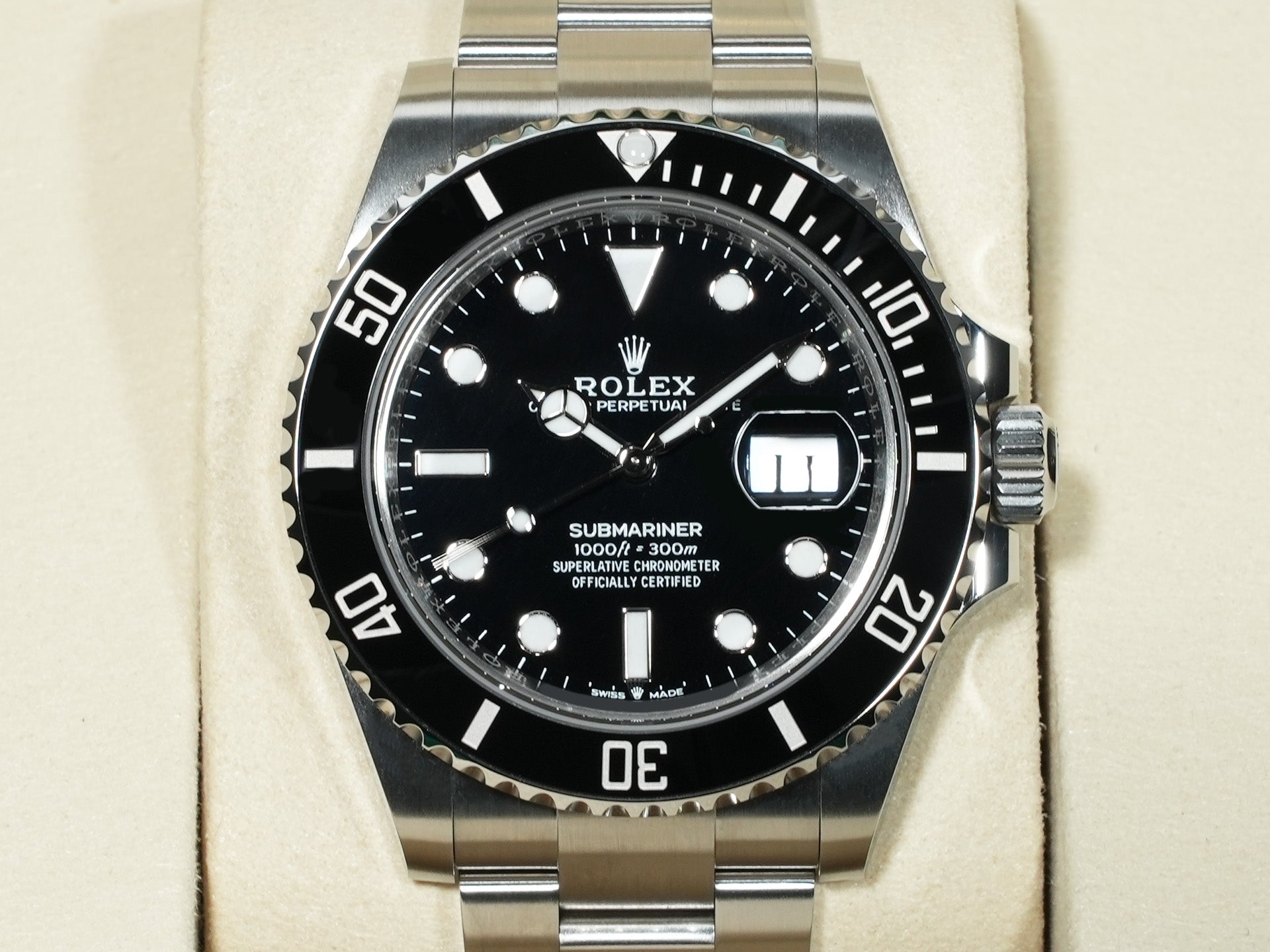 ロレックス サブマリーナー デイト Ref.126610LN ステンレススチール ブラック文字盤 未使用 6nor4q3n