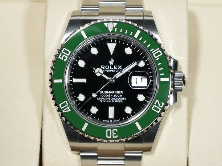 ロレックス サブマリーナー デイト Ref.126610LV ステンレススチール ブラック文字盤 未使用 facwqred