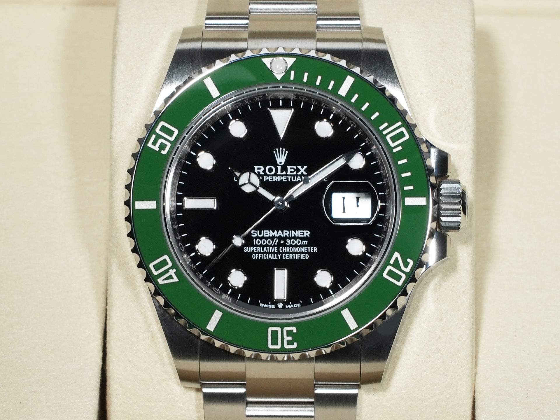 ロレックス サブマリーナー デイト Ref.126610LV ステンレススチール ブラック文字盤 未使用 facwqred