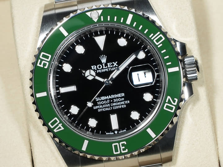 ロレックス サブマリーナー デイト Ref.126610LV ステンレススチール ブラック文字盤 未使用 facwqred