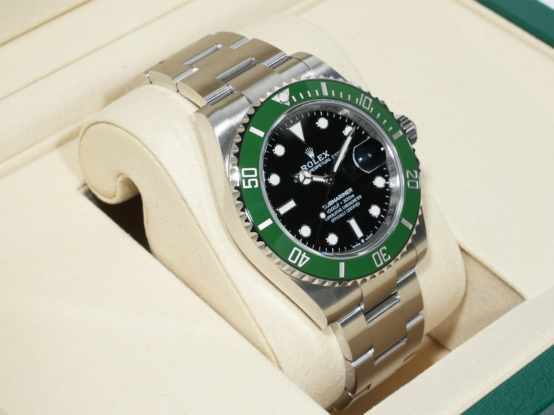 ロレックス サブマリーナー デイト Ref.126610LV ステンレススチール ブラック文字盤 未使用 facwqred