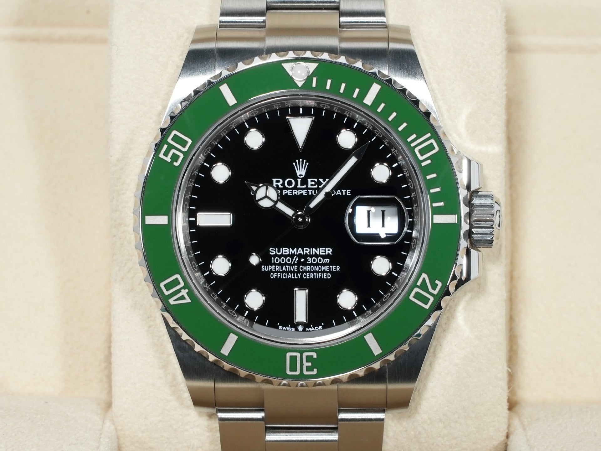 ロレックス サブマリーナー デイト Ref.126610LV ステンレススチール ブラック文字盤 中古 7ho9zoo8