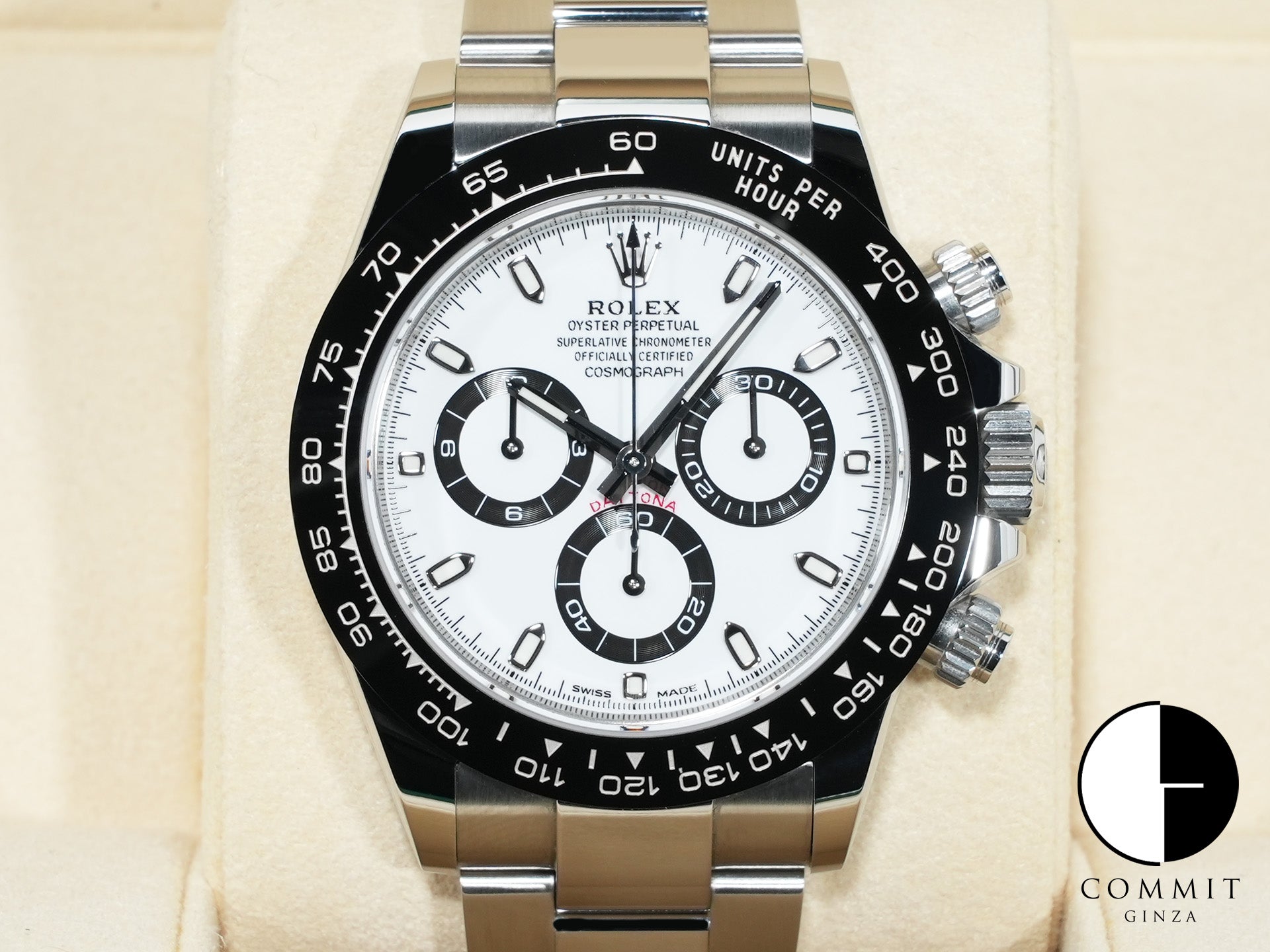 ロレックス デイトナ Ref.116500LN ステンレススチール ホワイト文字盤 中古 4vje8aeu