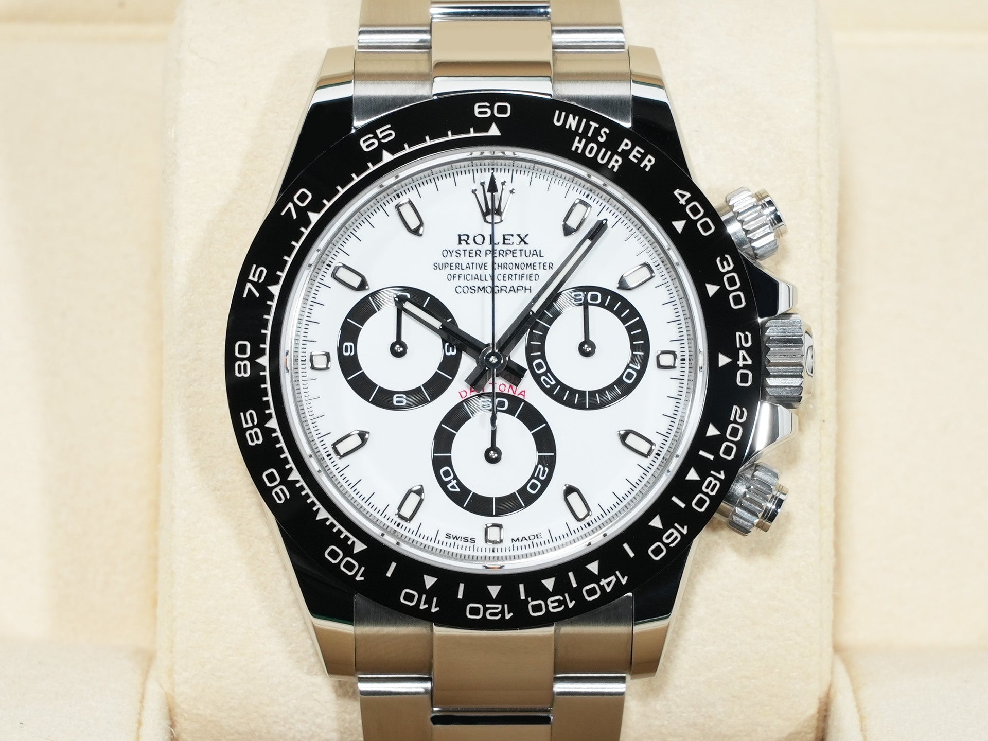 ロレックス デイトナ Ref.116500LN ステンレススチール ホワイト文字盤 中古 4vje8aeu