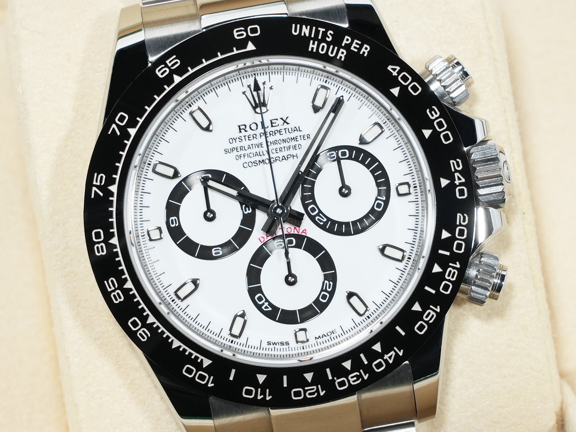 ロレックス デイトナ Ref.116500LN ステンレススチール ホワイト文字盤 中古 4vje8aeu