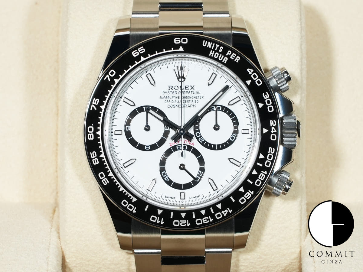 ロレックス デイトナ Ref.126500LN ステンレススチール ホワイト文字盤 未使用 kwr48v9k