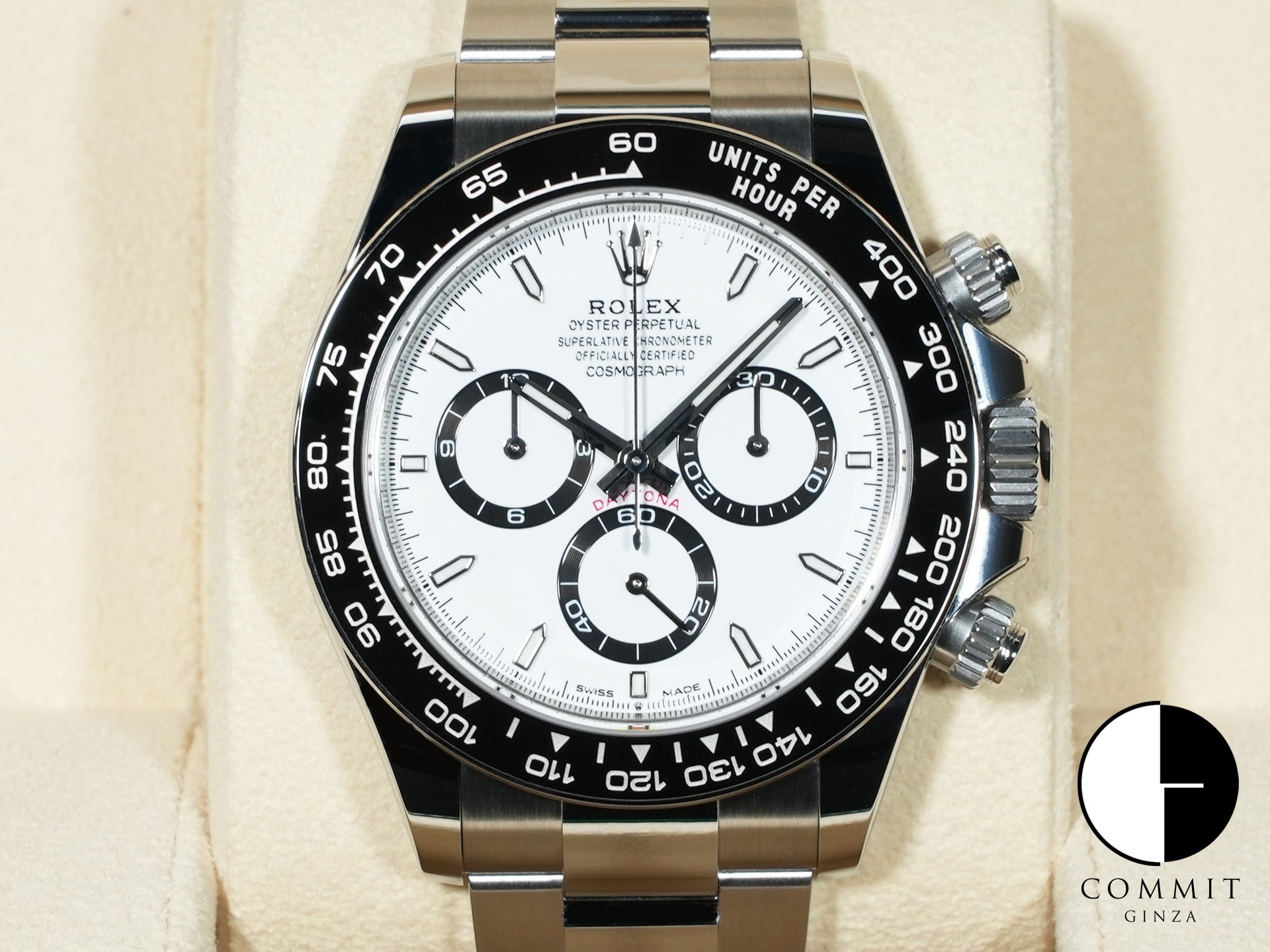 ロレックス デイトナ Ref.126500LN ステンレススチール ホワイト文字盤 未使用 kwr48v9k