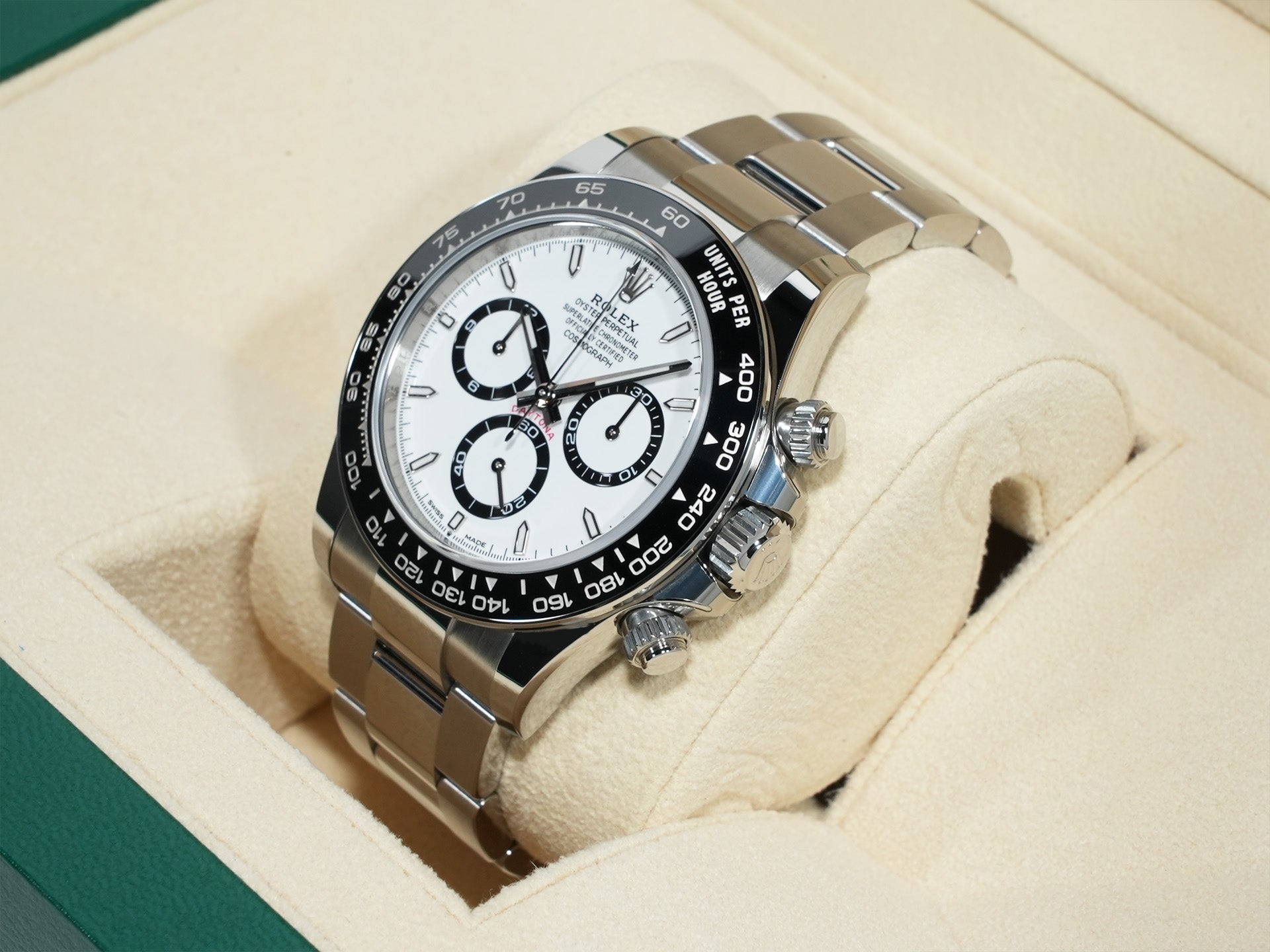 ロレックス デイトナ Ref.126500LN ステンレススチール ホワイト文字盤 未使用 kwr48v9k