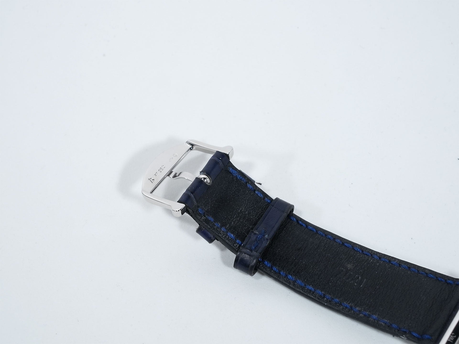 IWC ダ・ヴィンチ パーペチュアルカレンダー クロノグラフ ラトラパンテ Ref.3754 プラチナ ブルー文字盤 美中古 nrh5xu58