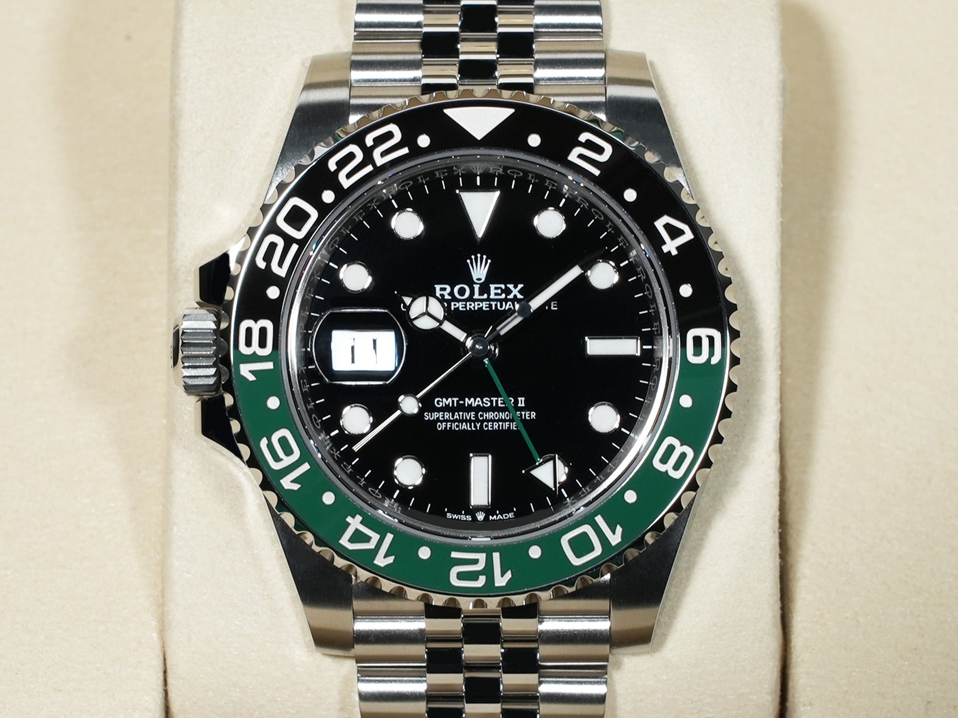ロレックス GMTマスターII Ref.126720VTNR ステンレススチール ブラック文字盤 ジュビリーブレスレット 未使用 8agqg6cm
