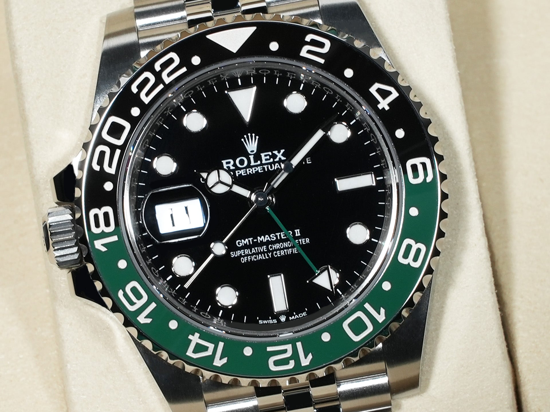 ロレックス GMTマスターII Ref.126720VTNR ステンレススチール ブラック文字盤 ジュビリーブレスレット 未使用 8agqg6cm