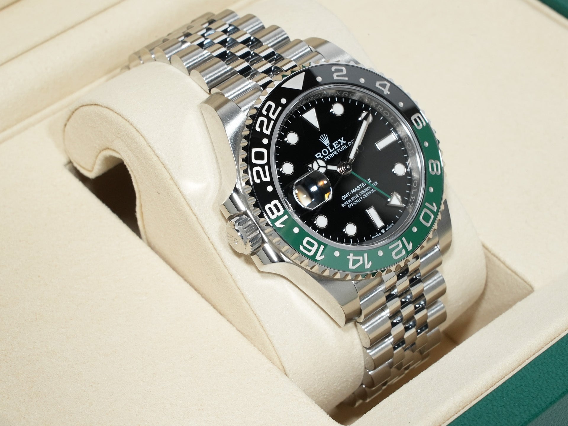 ロレックス GMTマスターII Ref.126720VTNR ステンレススチール ブラック文字盤 ジュビリーブレスレット 未使用 8agqg6cm