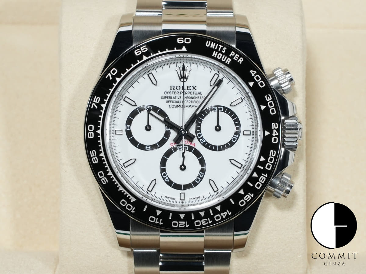 ロレックス デイトナ Ref.126500LN ステンレススチール ホワイト文字盤 未使用 7jsgwe4x