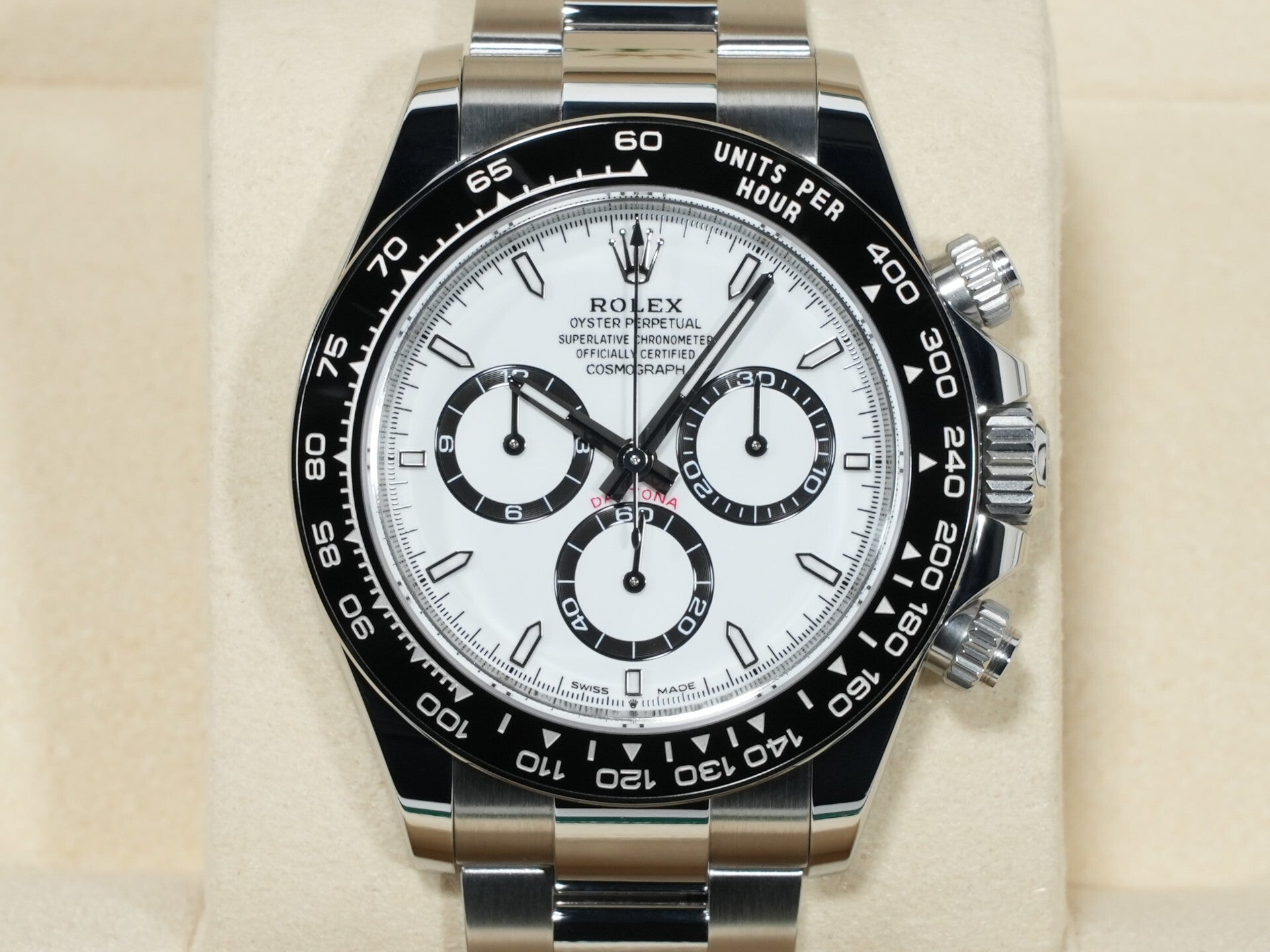 ロレックス デイトナ Ref.126500LN ステンレススチール ホワイト文字盤 未使用 7jsgwe4x