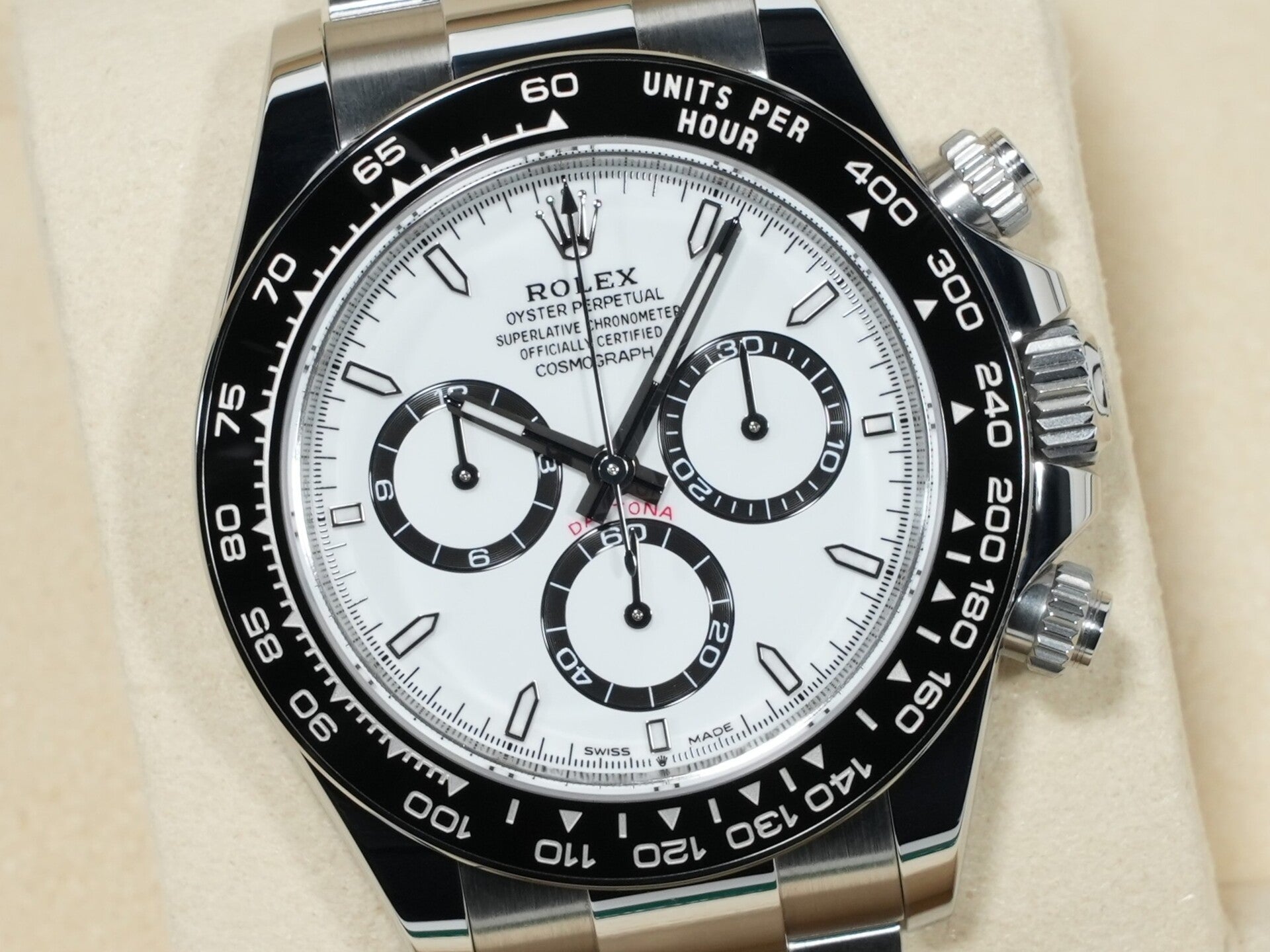 ロレックス デイトナ Ref.126500LN ステンレススチール ホワイト文字盤 未使用 7jsgwe4x