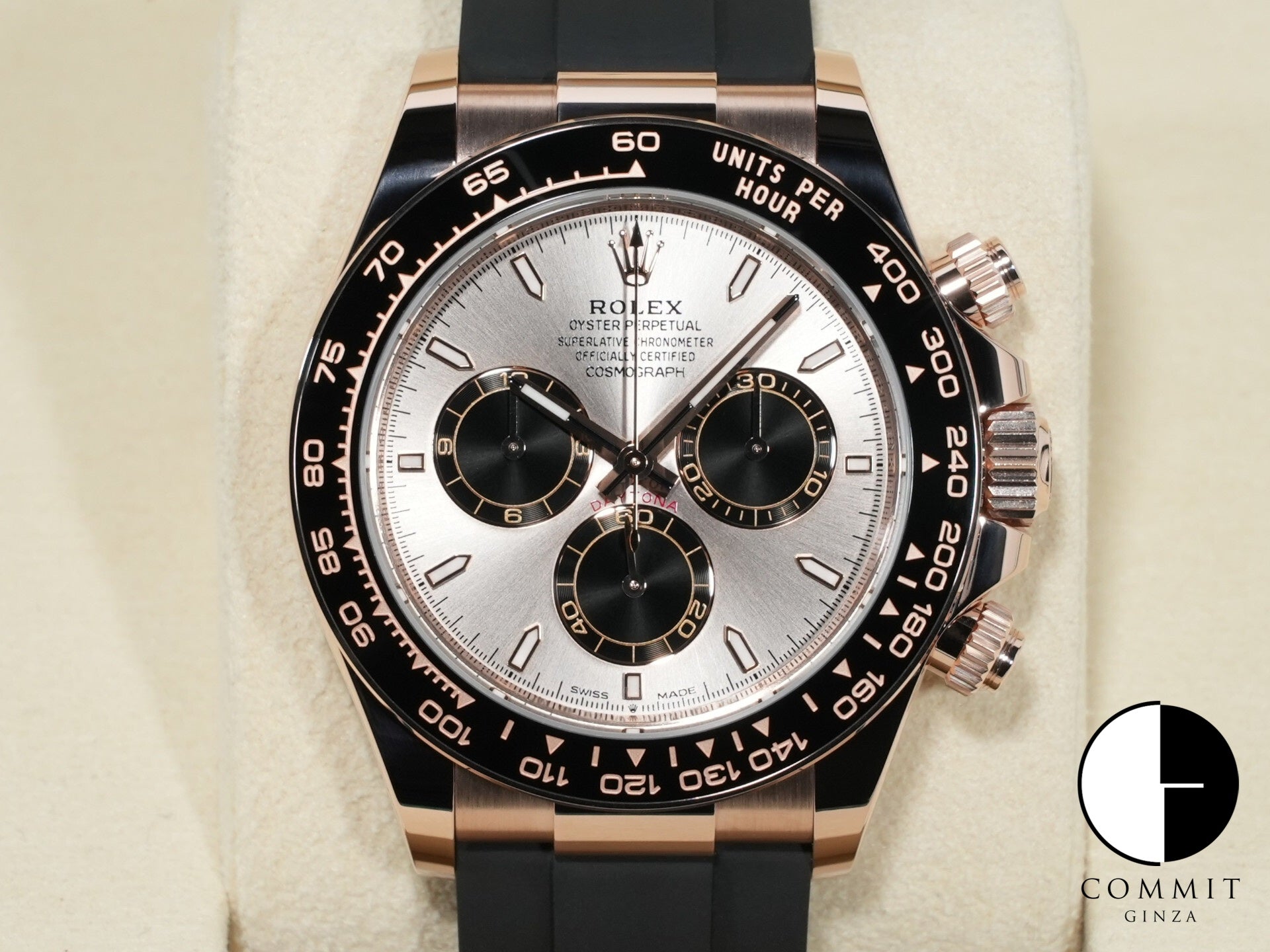 ロレックス デイトナ Ref.126515LN エバーローズゴールド サンダストxブライトブラック文字盤 未使用 mnnf7bbb