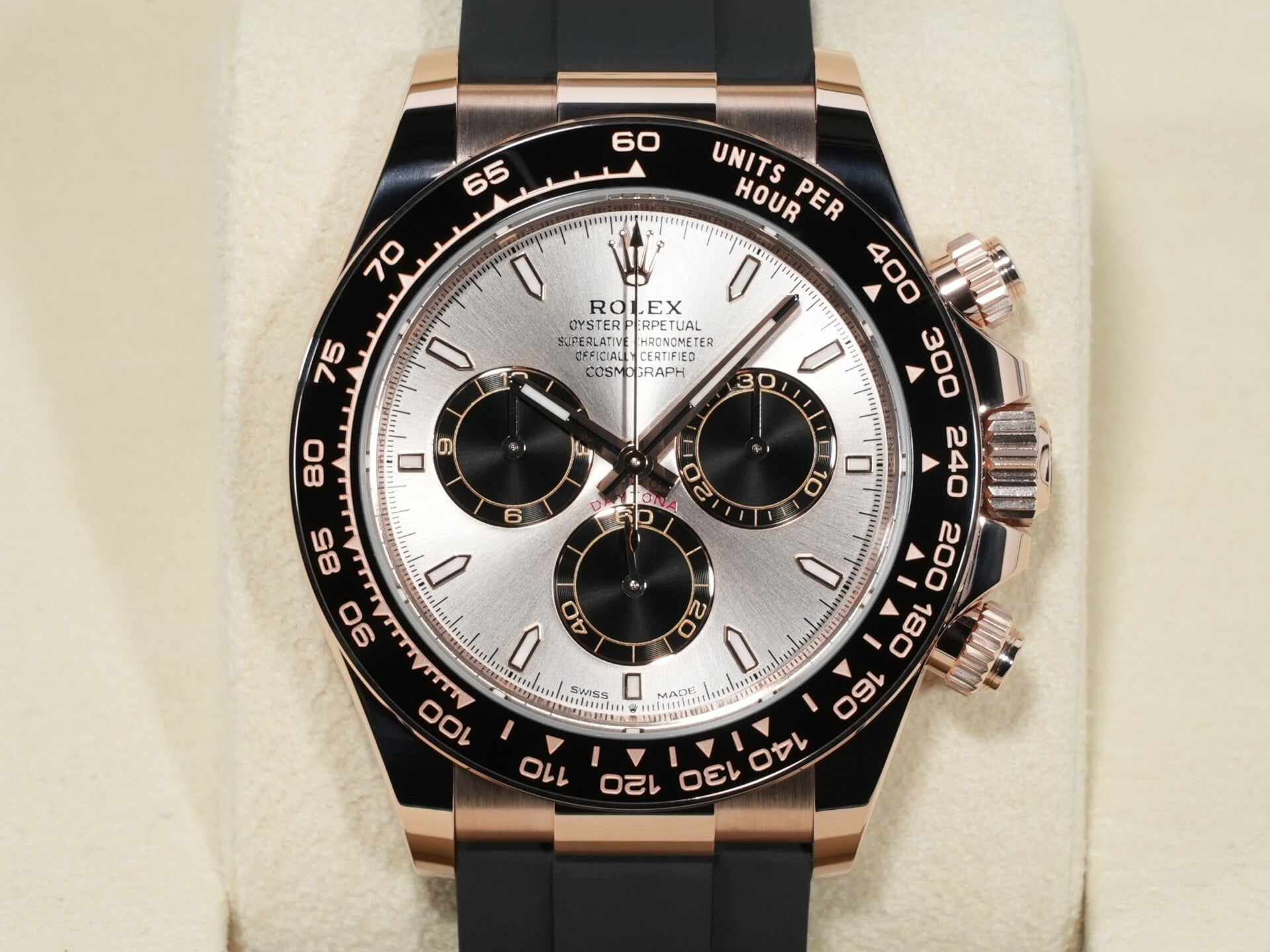 ロレックス デイトナ Ref.126515LN エバーローズゴールド サンダストxブライトブラック文字盤 未使用 mnnf7bbb