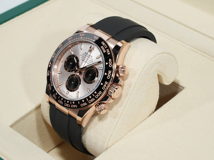 ロレックス デイトナ Ref.126515LN エバーローズゴールド サンダストxブライトブラック文字盤 未使用 mnnf7bbb